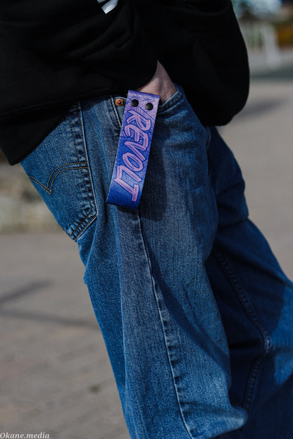 PURPLE LEAF KEYTAG