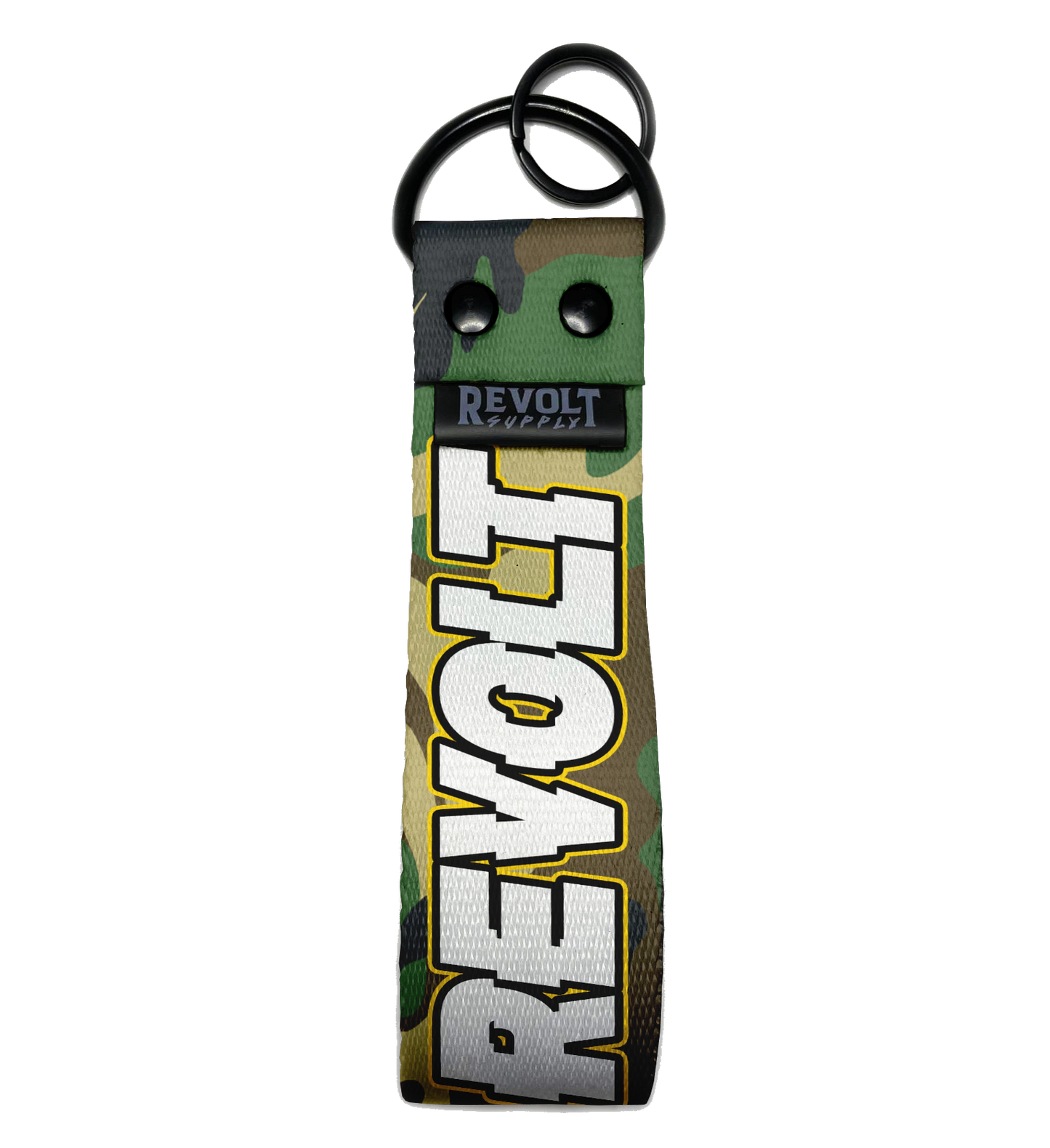 GREEN CAMO KEYCHAIN